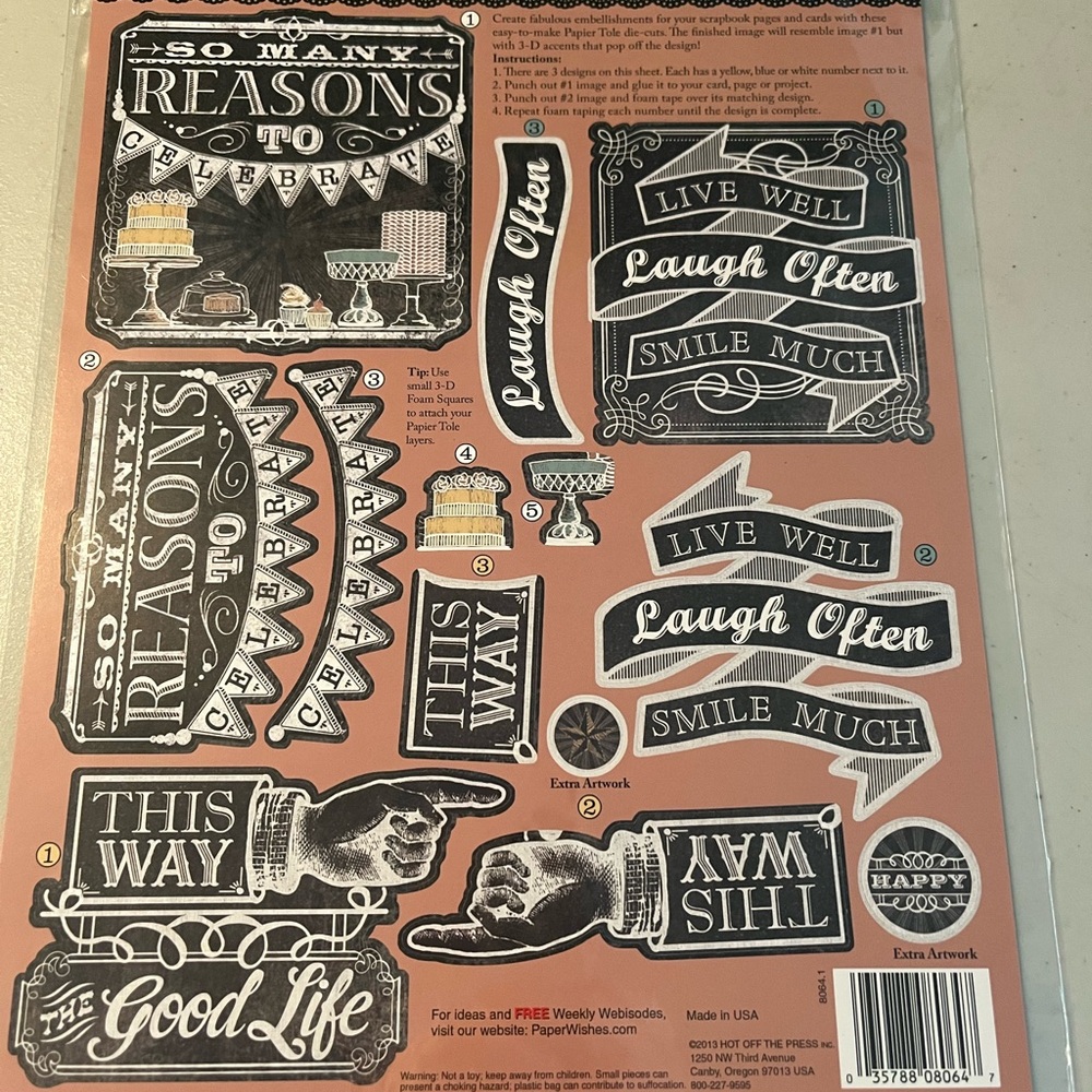 Decorative Wall Stickers - Black and White. Does. Good life greetings